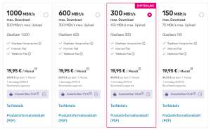 Telekom Deutschland GmbH Tarife